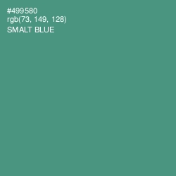 #499580 - Smalt Blue Color Image