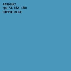 #4998BC - Hippie Blue Color Image