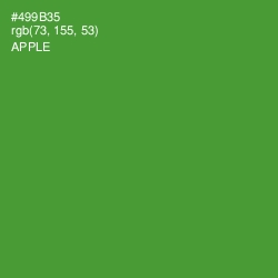 #499B35 - Apple Color Image