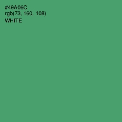 #49A06C - Chateau Green Color Image