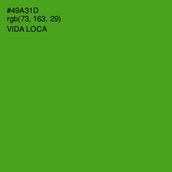 #49A31D - Vida Loca Color Image