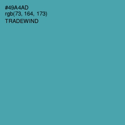 #49A4AD - Tradewind Color Image