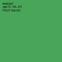 #49A557 - Fruit Salad Color Image