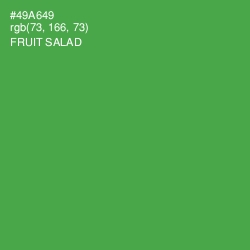 #49A649 - Fruit Salad Color Image