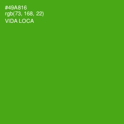 #49A816 - Vida Loca Color Image