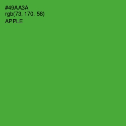 #49AA3A - Apple Color Image