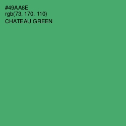 #49AA6E - Chateau Green Color Image