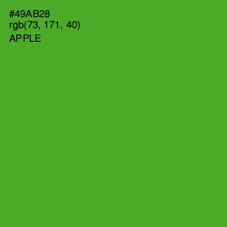 #49AB28 - Apple Color Image