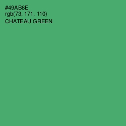 #49AB6E - Chateau Green Color Image