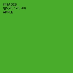 #49AD2B - Apple Color Image