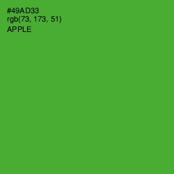 #49AD33 - Apple Color Image