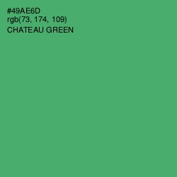 #49AE6D - Chateau Green Color Image