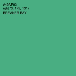 #49AF83 - Breaker Bay Color Image