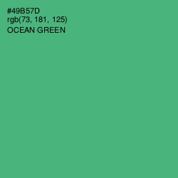 #49B57D - Ocean Green Color Image
