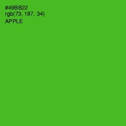 #49BB22 - Apple Color Image