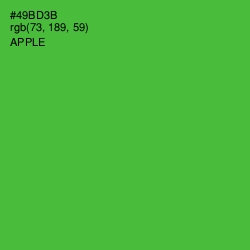 #49BD3B - Apple Color Image