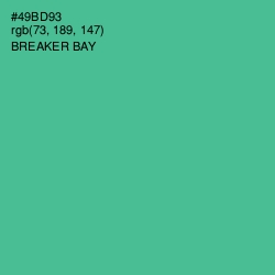 #49BD93 - Breaker Bay Color Image
