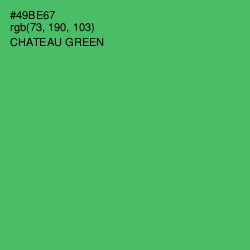 #49BE67 - Chateau Green Color Image