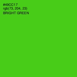 #49CC17 - Bright Green Color Image