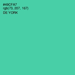 #49CFA7 - De York Color Image