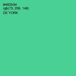 #49D094 - De York Color Image
