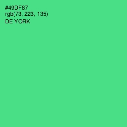 #49DF87 - De York Color Image