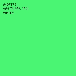 #49F573 - Screamin' Green Color Image