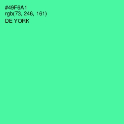 #49F6A1 - De York Color Image