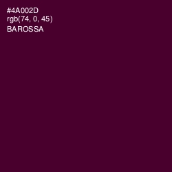 #4A002D - Barossa Color Image