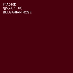 #4A010D - Bulgarian Rose Color Image