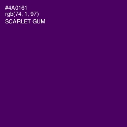 #4A0161 - Scarlet Gum Color Image