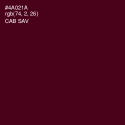 #4A021A - Cab Sav Color Image