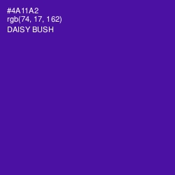 #4A11A2 - Daisy Bush Color Image