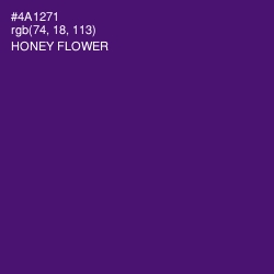 #4A1271 - Honey Flower Color Image