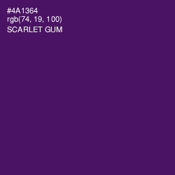 #4A1364 - Scarlet Gum Color Image