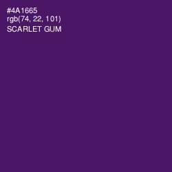 #4A1665 - Scarlet Gum Color Image