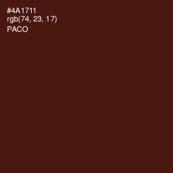 #4A1711 - Paco Color Image
