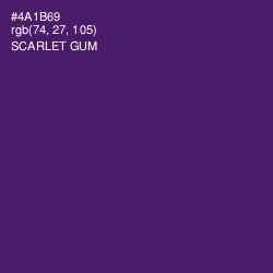 #4A1B69 - Scarlet Gum Color Image