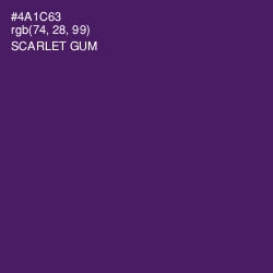 #4A1C63 - Scarlet Gum Color Image