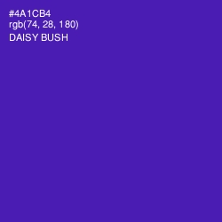 #4A1CB4 - Daisy Bush Color Image