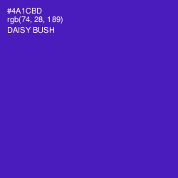 #4A1CBD - Daisy Bush Color Image
