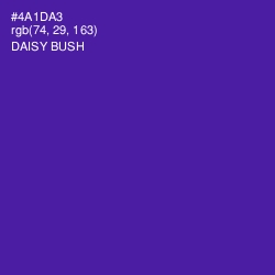 #4A1DA3 - Daisy Bush Color Image