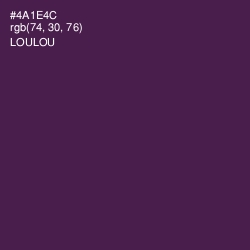 #4A1E4C - Loulou Color Image