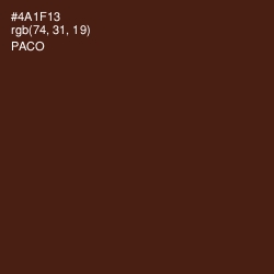 #4A1F13 - Paco Color Image