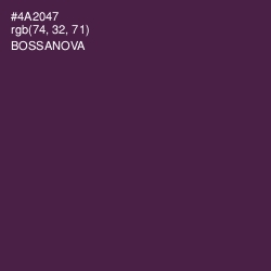 #4A2047 - Bossanova Color Image