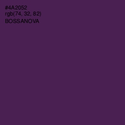 #4A2052 - Bossanova Color Image