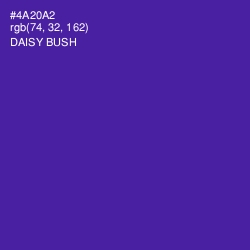 #4A20A2 - Daisy Bush Color Image