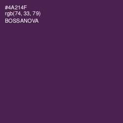 #4A214F - Bossanova Color Image