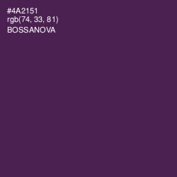 #4A2151 - Bossanova Color Image