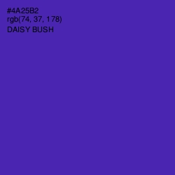 #4A25B2 - Daisy Bush Color Image